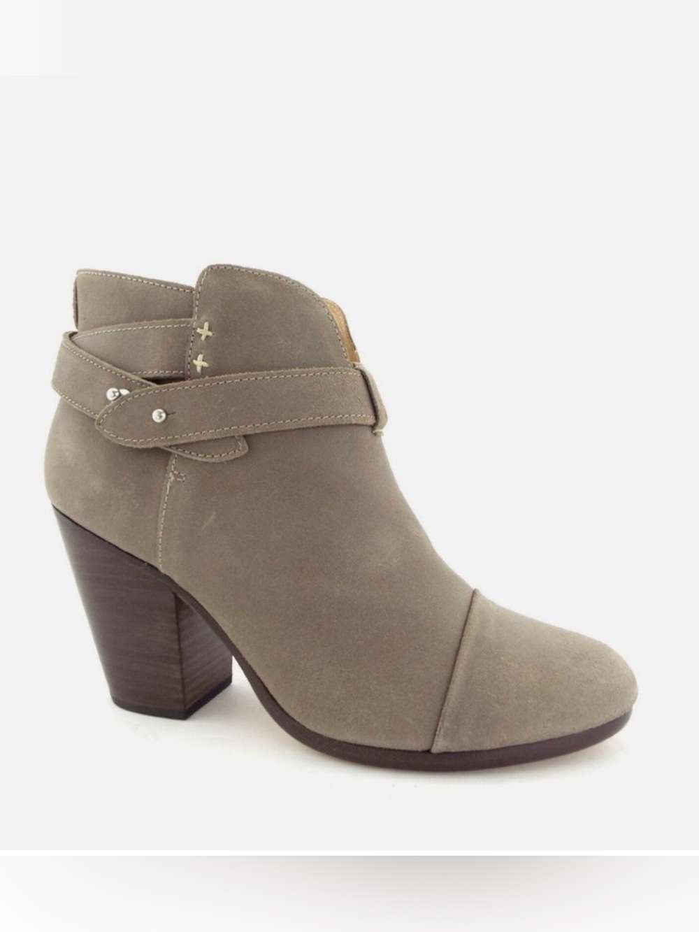 Rag & Bone Harrow Boot Bootie in Stone Waxy taupe size 7 (37)